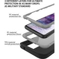 thumbnail image 3 of for Samsung Galaxy S20 Plus Case, Shockproof Dropproof Galaxy S20 Plus Case, Heavy Duty Protective for Samsung S20 Plus Case 6.7 Inch (Black/Gray), 3 of 7