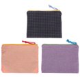 thumbnail image 1 of 3 bolsas de maquillaje portátiles, bolsa de cosméticos de viaje, bolsa de cosméticos con cremallera, organizador de maquillaje, 1 of 6