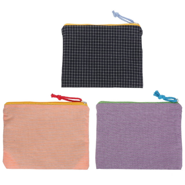 3 bolsas de maquillaje portátiles, bolsa de cosméticos de viaje, bolsa de cosméticos con cremallera, organizador de maquillaje