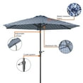 thumbnail image 4 of Classic Accessories Vera Bradley by  Water-Resistant Market Umbrella, 9 Foot Rain Forest Toile Gold, 4 of 5