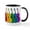 White/Black Inside, variant on CafePress - Double Bass Mug - 11 oz Ceramic Mug - Novelty Coffee Tea Cup