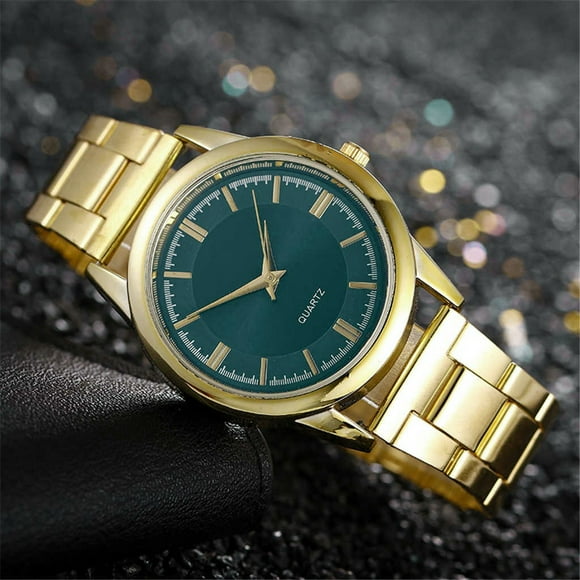 LINMOUA Montres pour Hommes Montre pour Homme d'Affaires Décontractée avec Bracelet en Maille en Acier Inoxydable Cadran de Montre Montre à Quartz