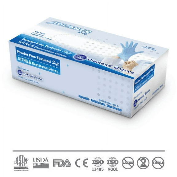 Medium - 3.5mil Blue Exam Grade Nitrile - 100 ct