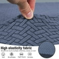 Stretch Printed RV Cushion Covers, Slip Checkered Protector