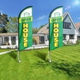 thumbnail image 7 of Open House Flags for Real Estate Agents, 11Ft Open House Flag Pole Kit and Ground Stake, Feather Banner Flag for Outside Business Advertising, Open House Banners for Real Estate, 7 of 7