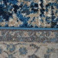 thumbnail image 4 of RUGSOTIC CARPETS MACHINE MADE HEATSET POLYPROPYLENE AREA RUGS - 8'x10', Rectangle, Ivory Blue, Classic Oriental Traditional , High Pile Machine Made Area Rugs for Living Room, Bed Room (M00015), 4 of 5