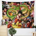 thumbnail image 3 of Dragon Ball Tapestry Backdrop Background Poster Gift for Bedroom Aesthetics Funny Decor Flag Wall Hanging for Teen Girls 70.9"X59.1", 3 of 4