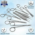 A2ZSCILAB 7 Pieces Scissors Forceps HEMOSTATS Needle Holders Instruments