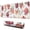 Pioneer Flower Floral, variant on Long Mouse Pads for Desk,Pioneer Flower Floral Print Pattern Desk Mats on Top Of Desks, Desk Mouse Pad Extra Large with 3mm Non-Slip Base and Stitched Edge for Gaming,Office,Work,Home 31.5"x11.8"