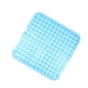 thumbnail image 1 of Billuyoard Alfombrilla cuadrada para baño con alfombrillas con ventosa, alfombrilla de seguridad para el suelo de la bañera con orificio de drenaje de Juegos de accesorios de baño Azul Billuyoard HA067135-01, 1 of 6