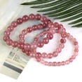 thumbnail image 1 of Pulsera de piedra Natural para hombres y mujeres, Cuarzo Rosa, amatistas, aguamarinas, amazonitas, cuentas, regalo de joyería, protección magnética de la salud, 1 of 4