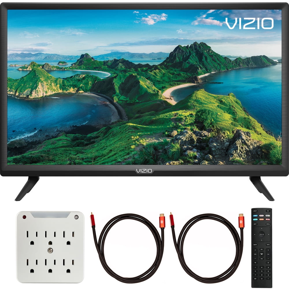 Vizio D24fG1 DSeries 24 inch Class Smart TV 2019 Bundle with Deco
