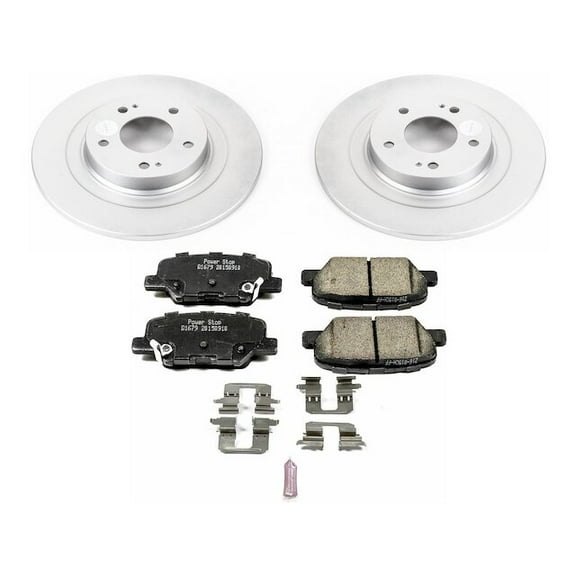 Rear Brake Pad and Rotor Kit - Compatible with 2013 - 2020 Mitsubishi Outlander Sport 2014 2015 2016 2017 2018 2019
