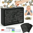 thumbnail image 1 of Money Saving Box 2024 Upgrade Cash Wooden Money Saving Box Cash Bank For Adults Kids Budgeting 8ml, 1 of 8