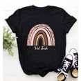 thumbnail image 2 of Vet Tech Shirts For Women, Vintage Boho Vet Tech Rainbow Shirt, Rainbow Vet Tech Shirt, Rainbow Vet Tech Tshirt , Veterinarian Shirt, 2 of 4