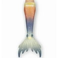 thumbnail image 2 of Mermaid Tail with Monofin orange blue orange blue, 2 of 3