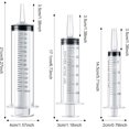 thumbnail image 2 of 8 Pieces Large Plastic Syringe Set, Animals Syringes Liquid Measuring Syringe Tools for Dispensing, Animals Feeding, Watering and Multiple Uses (20ml, 60ml,150ml), 2 of 7