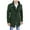 Army Green, variant on Men's Wool Blend Coats Zipper Up Winter Warm Jakcet Single Breasted Business Windbreaker Pea Coat with Pocket Army Green L