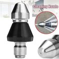 thumbnail image 4 of 4PCS Sewer Cleaning Tool High Pressure Nozzle Pipe Unclogger Nozzle Sewer Jetter Nozzle 1/4 Inch Quickly Connector,A, 4 of 5