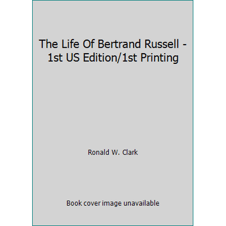 The Life Of Bertrand Russell - 1st US Edition/1st Printing, Used [Hardcover]