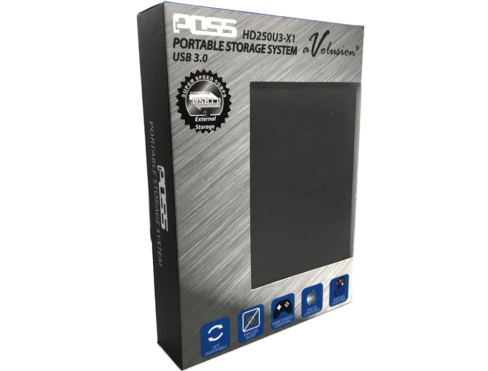 Avolusion 2TB USB 3.0 PS4 External Hard Drive (PS4 Pre-Formatted) for PS4, PS4 Slim, PS4 Pro (HD250U3-X1-2TB-PS4)