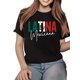 thumbnail image 1 of Women's 100% Cotton 180g Slim Fit T-Shirt - "LATINA Mexicana" Mexican Flag Color Print, Short Sleeve Round Neck Casual Top for Summer & Casual Attire, Comfortable Tee, Durable Print, 1 of 7
