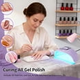 thumbnail image 6 of JODSONE Purple U V LED Nail Lamp, Gel Nail Polish Curing Light with 4 Timers & Auto Sensor, Nail Dryer for Manicure, 6 of 8