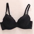 thumbnail image 5 of UDAUDU Push Up Lace Bra for Women Underwire Plunge Full Coverage Bras Comfortable Support Every Bra Black 40C, 5 of 6