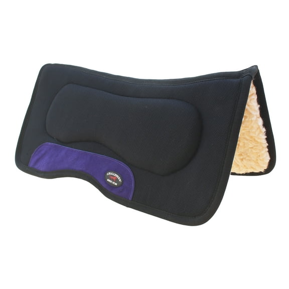Horse 30" x 30" Western Contoured Anti-Slip Fleece Padded Saddle Pad Purple 39130PR