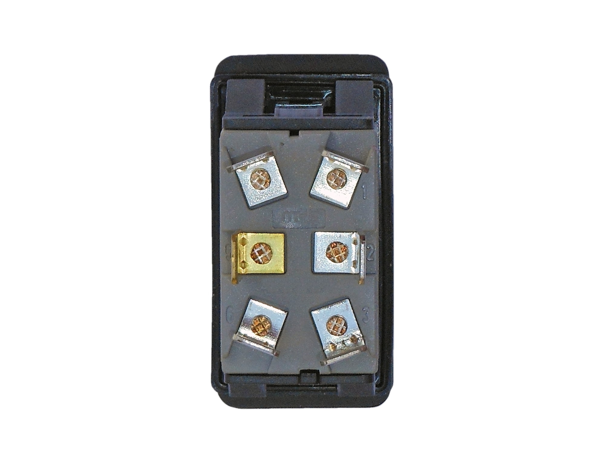 Five Oceans 6 Pins Momentary ON-OFF-ON LED Rocker Switch 12V with Light for Boat FO3015