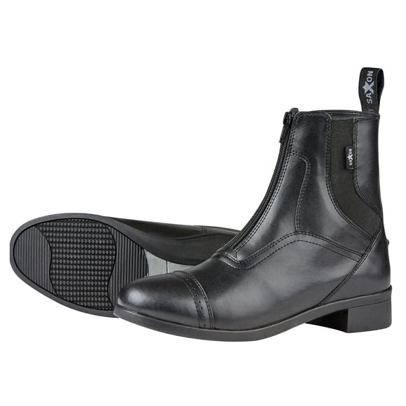 Botas Paddock Saxon Syntovia Zip Black para mujer, talla 8.5