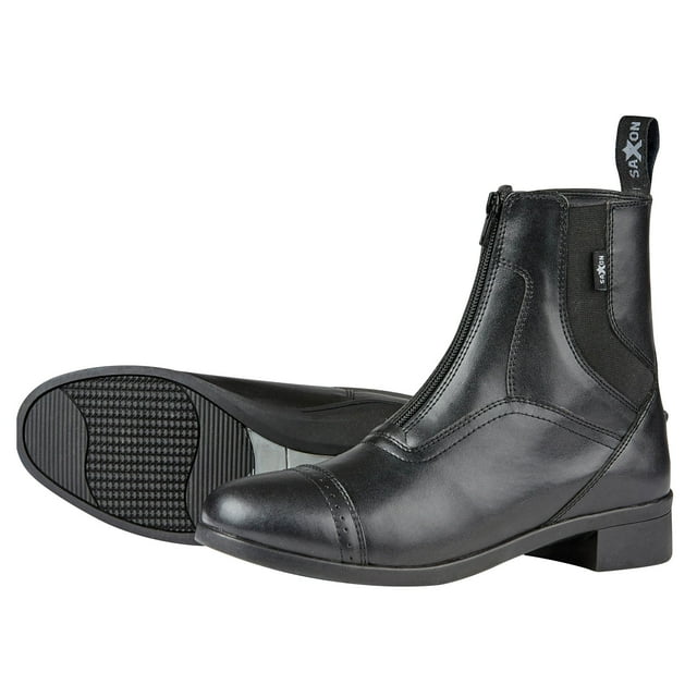 Botas Paddock Saxon Syntovia Zip Black para mujer, talla 9