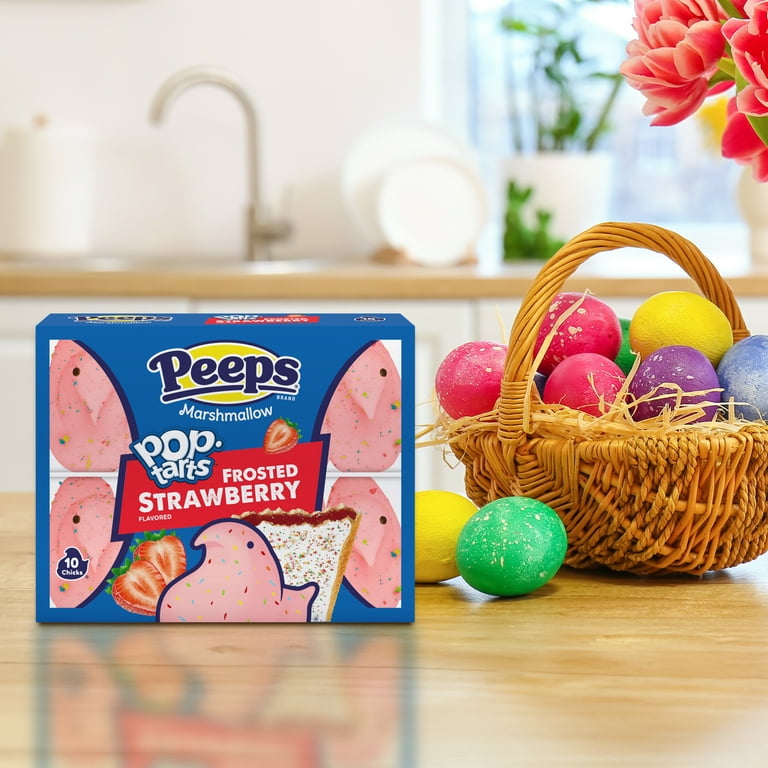 PEEPS, POP-TARTS Frosted Strawberry Flavored Marshmallow Chicks