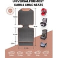 thumbnail image 5 of Owleys Hexy Beige, PU Leather, Waterproof, Front Seat Covers, 1 Pc, 5 of 11
