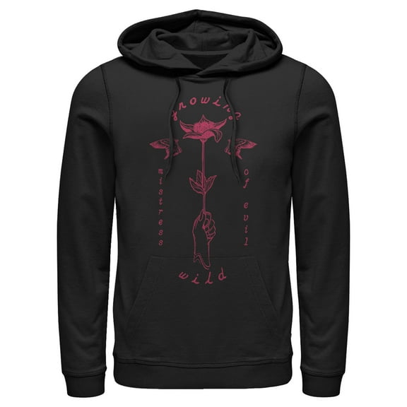 Men's Maleficent: Mistress of All Evil Growing Wild Pull Over Hoodie Black Small