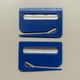 thumbnail image 3 of Abre cartas, abrelatas de cartas, abrelatas de paquetes, cortador de papel de envolver con cuchilla oculta, abrelatas de cartas de 3 en 1 con lupa con regla azul, 3 of 5