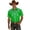 Green, variant on Tshirts Shirts For Men Cowboy Print Short Sleeve Casual Button Down Camp Classic Yoke Male Tees