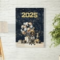 thumbnail image 2 of Happy New Year German Shorthaired Pointer Welcome 2025 Balloon Firework Party Vertical Matte Canvas Poster GSP Lover Dog Gift Wall Art Home Decor - 01014, 2 of 5