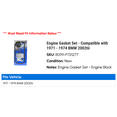 thumbnail image 2 of Engine Gasket Set - Compatible with 1971 - 1974 BMW 2002tii 1972 1973, 2 of 2