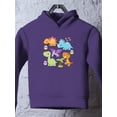 thumbnail image 3 of Cute Baby Dinosaur Art Hoodie Toddler -Image by Shutterstock,  5 Toddler, 3 of 4