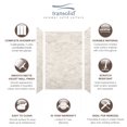 thumbnail image 4 of Transolid Swk603696 Saramar 60" W X 36" D X 96" H Three Panel Shower Wall Kit - Biscotti, 4 of 5