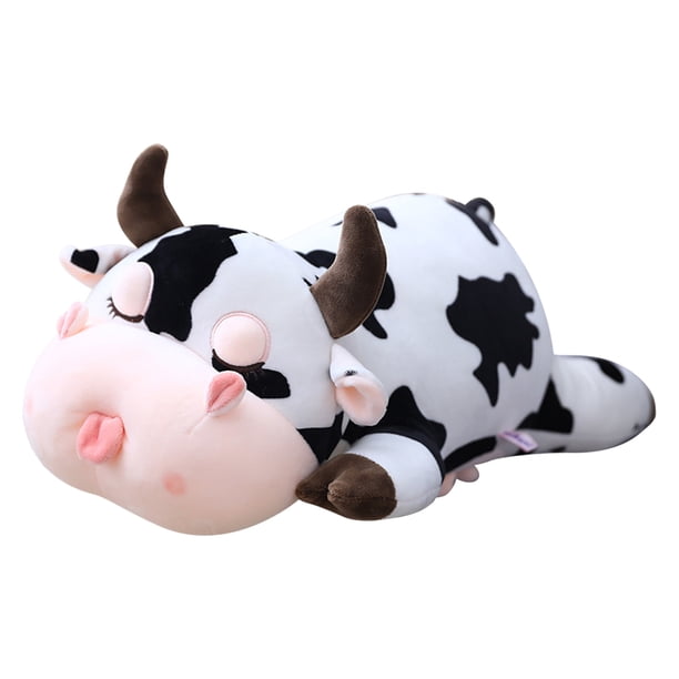 Juguete de peluche de vaca - Diseño con temática de cerveza, material suave, almohada abrazable - para regalos infantiles y decoración del hogar(19.6in)