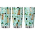 thumbnail image 3 of Irish Golden Retriever Clovers 20oz Tumbler with Lid Rainbow St.Patricks Day Dogs Vacuum Insulated Car Bottles Cup Travel Mug Saint Paddy''s Day Gifts for Irish for Hot and Cold Drinks, 3 of 6