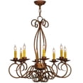 thumbnail image 6 of Meyda Tiffany 142864 Elisha 8 Light 26" Wide Taper Candle Style Chandelier - Custom, 6 of 6