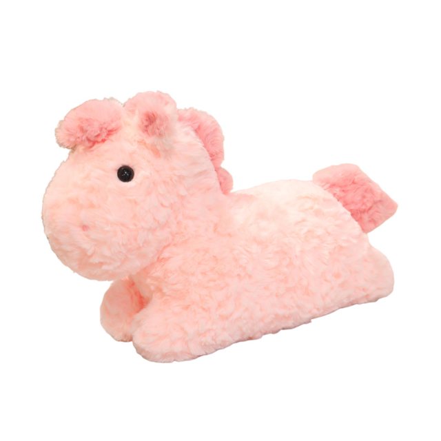 Caballo de peluche para decoración de sala de estar, juguetes para abrazar, juguetes de peluche 2026 Rosa