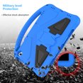 thumbnail image 3 of ELEHOLD Kids Friendly Case for Fire Max 11 inch (13th Gen 2023) EVA Full Body Protective with Kickstand Handle Grip Shockproof Anti-Scratch Case for Kindle Fire Max 11",  Blue, 3 of 7