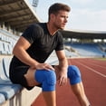 thumbnail image 2 of Hauaitttt Lightweight Mesh Knee Sleeve for Outdoor Activities Breathable Short Knee for Running Cycling and Training Knee Sleeves for Running Women Copper Knee Sleeves Power Bend Total Compression, 2 of 4
