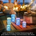 thumbnail image 4 of Yayeee Flameless Candles with Remote Flickering Battery Operated Multi Color Changing, Blue Bears, 4 of 7