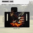 thumbnail image 7 of KUIFORTI Brown Eagle Golf Cart Seat Blanket Covers Summer Outdoor Anti-hot Club Car Blanket Fit for EZGO, Yamaha, Club Car and Other 2-Seat Golf Carts Universal Breathable, 7 of 7