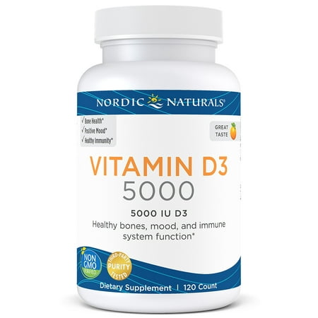 Nordic Naturals Vitamin D3 5000 Iu Softgels 120 Ct